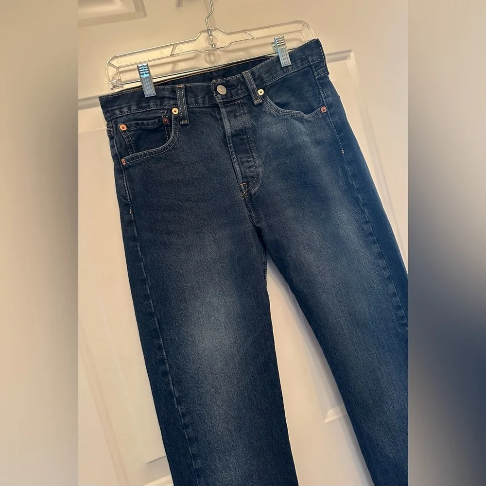 Men’s Levi’s 501 Original Fit Jeans Dark Wash | W29 L30 | Excellent - Picture 4 of 6